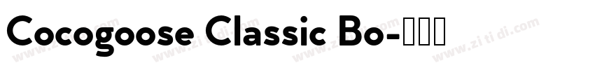 Cocogoose Classic Bo字体转换